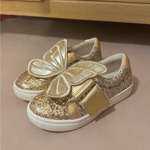 Mini Sophia Webster Velcro Glitter Sneakers